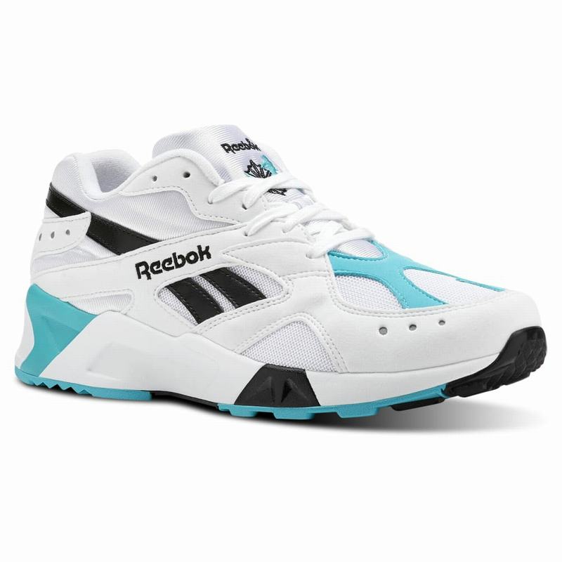 Reebok Aztrek Tenisky Damske - Biele/Tyrkysové/Čierne ID7391IJ